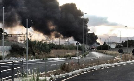 Incendio di munnizza tra Brancaccio e Villabate. E' stata prodotta diossina?/ PALERMO-CITTA' 87