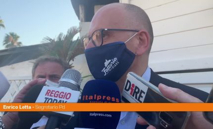 Letta "Chi contesta il Green Pass è contro la libertà"