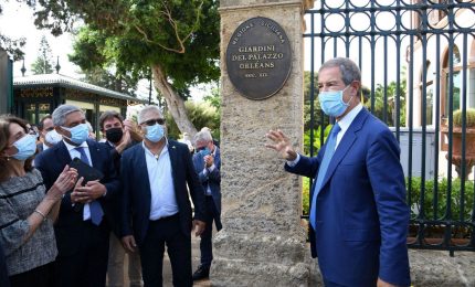 Palermo, riaperti dopo quattro anni i Giardini del Palazzo Orleans