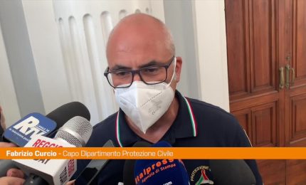 Incendi, Curcio in Calabria: "Situazione migliora, ma serve cautela"