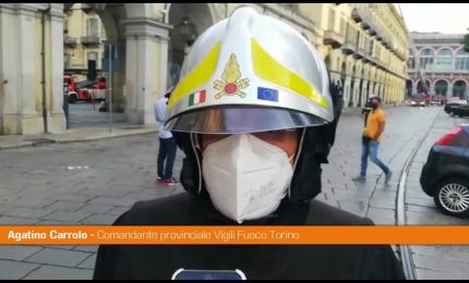 Incendio in centro a Torino, Vigili Fuoco "L'edificio è in sicurezza"