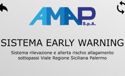 Maltempo, App Amap segnala allagamenti su Circonvallazione Palermo