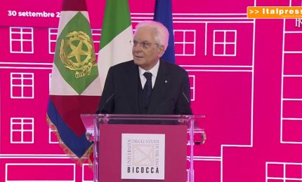 Mattarella a Milano Bicocca “È l’ora di modernizzare il paese”