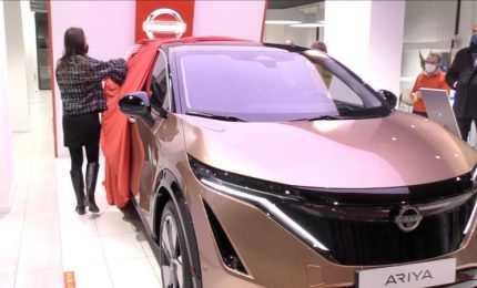 Nissan accelera sull’elettrico, a Palermo arriva Ariya