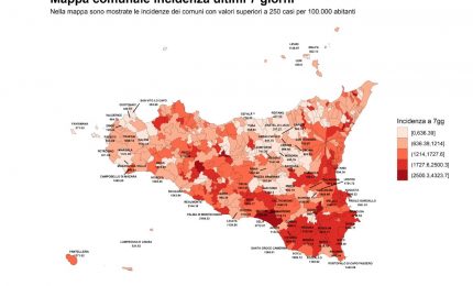 Incidenza stabile dei casi Covid in Sicilia, in aumento prime dosi