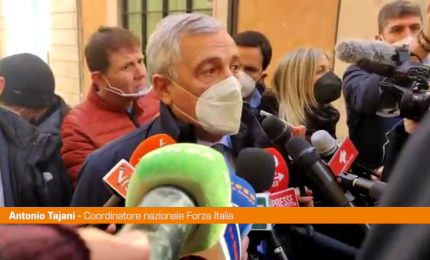 Tajani "Draghi indispensabile per governo di unità nazionale"