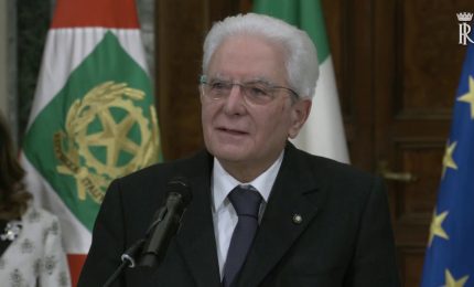 Mattarella dopo la rielezione "Non mi sottraggo ai miei doveri"