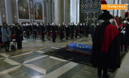 Con i funerali di Stato l'ultimo saluto a David Sassoli