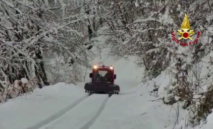 Neve in Irpinia, 50 interventi dei vigili del fuoco