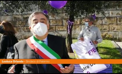 A Palermo una panchina viola contro la fibromialgia