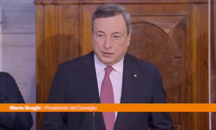 Ucraina, Draghi "Evitare una guerra nel cuore dell'Europa"