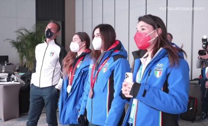 Doppietta nella discesa donne, Goggia argento e Nadia Delago bronzo