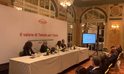 Takeda, in Italia 275 mln di investimenti in 5 anni