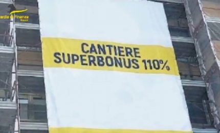 Lavori fittizi con il superbonus del 110%, sequestro da 83 mln di euro