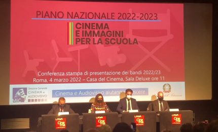 Cinema e audiovisivo, 54 milioni per progetti nelle scuole