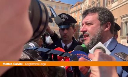 Salvini "Ho apprezzato Zelensky, le armi non sono la soluzione"