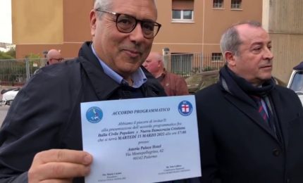 Cuffaro "Vogliamo il 10 per cento alle comunali di Palermo e Messina"