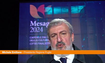 Capitale Cultura 2024, Emiliano: "Mesagne candidatura della Puglia"