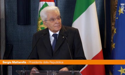 Mattarella "La guerra è contro i valori olimpici, invochiamo la pace"