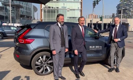 Volvo lancia a Milano il car sharing elettrico ELEC3City