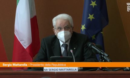 Mattarella "Rilanciare il ruolo del Consiglio d'Europa"