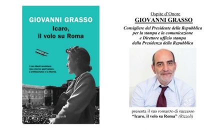 “Icaro, il volo su Roma”, Giovanni Grasso presenta il suo romanzo a Messina