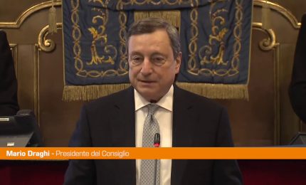 Draghi "Putin fermi la guerra, per il popolo russo non ha senso"