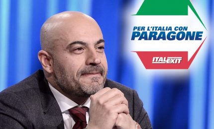 Oggi manifestazione di Italexit a Palermo con il leader Gianluigi Paragone e il candidato sindaco della città Ciro Lomonte