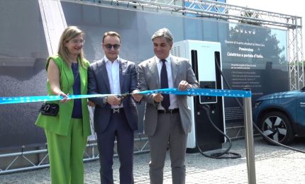 Volvo, anche in Piemonte la rete ultrafast di ricarica