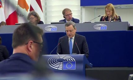 Draghi "Vogliamo l'Ucraina nell'Unione Europea"