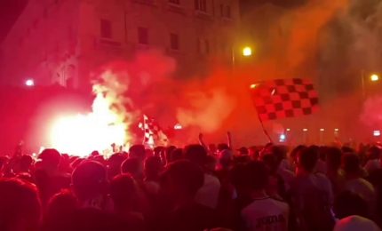 Palermo in festa per la promozione