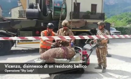 Vicenza, disinnescato un residuato bellico