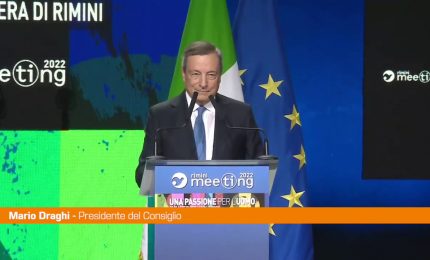 Draghi ai Giovani "Siete la speranza della politica"