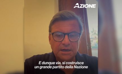 Calenda "Faremo un partito della Nazione che farà cose giuste"