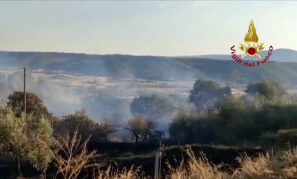 Incendi,  due persone soccorse in un bosco nel ternano