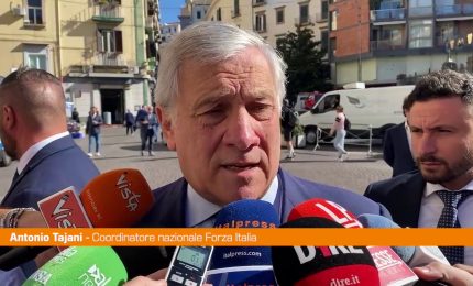 Tajani “Noi uniti e sullo stesso palco, centrosinistra diviso”