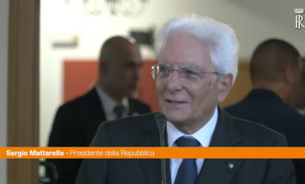 Mattarella incontra la collettività italiana a Tirana