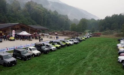 Suzuki 4x4, tra pioggia e fango ai piedi del Monviso