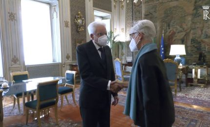 Mattarella incontra la Presidente della Corte Costituzionale Sciarra