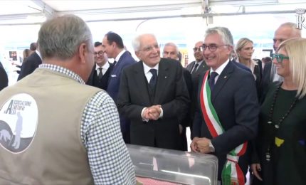 Alba, Mattarella visita la Fiera del Tartufo