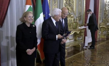 Mattarella alla premiazione degli Eni Award