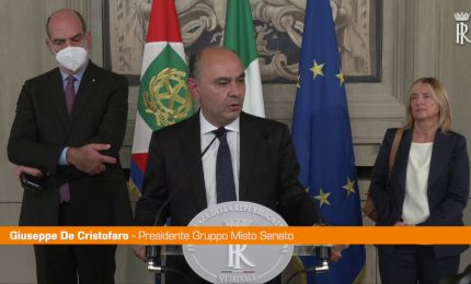 Consultazioni, Gruppo Misto "Non daremo la fiducia al Governo"