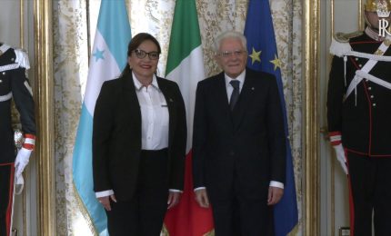 Mattarella incontra presidente Honduras