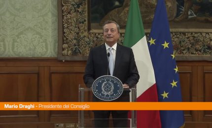 Draghi "Dalla stampa fondamentale servizio per la democrazia"