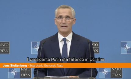 Stoltenberg "Nato con l'Ucraina per tutto il tempo necessario"