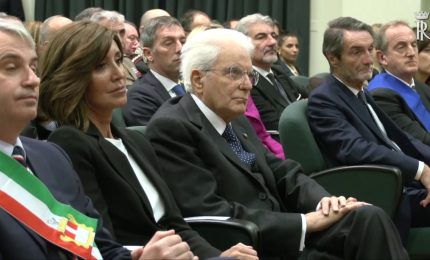 Mattarella inaugura l'anno accademico dell'Università dell'Insubria