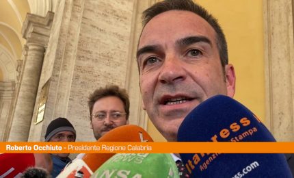 Occhiuto "Sì al Ponte sullo Stretto e alle infrastrutture"