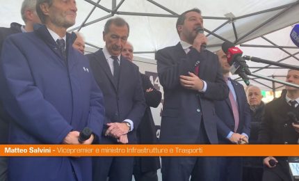 Milano, Salvini "Grazie a chi ha lavorato alla M4"