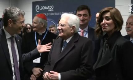 Mattarella inaugura il supercomputer europeo Leonardo