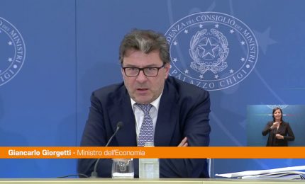 Giorgetti "Manovra prudente, responsabile e sostenibile"